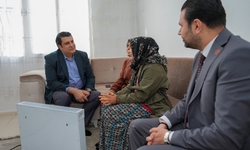 Umut Yılmaz’dan evi yenilenen Beyazkurt ailesine ziyaret