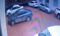 Gaziantep'te istinat duvarının çöktüğü anların görüntüsü ortaya çıktı