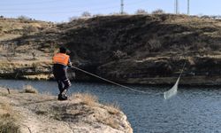 Gaziantep'te ağ ile avlanma yasağına uymayan şahsı jandarma yakaladı