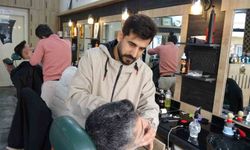 Gaziantep'te bayram tıraşı mesaisi başladı