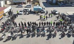 Gaziantep'te jandarmadan motosiklet sürücülerine güvenli sürüş eğitimi