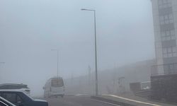 Gaziantep'te sis etkili oldu! Görüş mesafesi düştü...