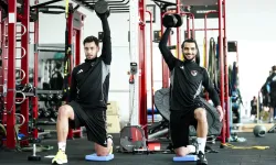Gaziantep FK, Alanyaspor'a hazırlanıyor! Salonda çalıştılar...