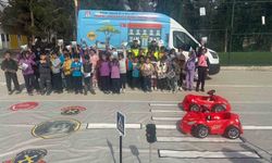 Gaziantep'te jandarmadan öğrencilere güvenli trafik eğitimi