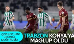 Konyaspor, Trabzonspor'u yendi