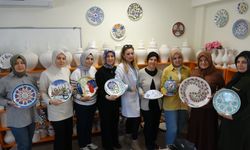 Gaziantep'te çini kursu açıldı! Kadınların ellerinde hayat buluyor...