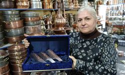 Gaziantep'te bakır taraklara büyük ilgi