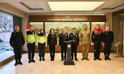 Jandarmadan emniyete anlamlı ziyaret