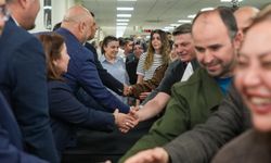 Başkan Yılmaz, belediye personeliyle bayramlaştı