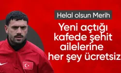 Merih Demiral kafe açtı: Şehit ailelerine her şey ücretsiz