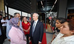Başkan Tahmazoğlu vatandaşlarla iç içe