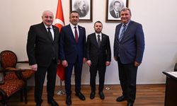 TBMM İdare Amiri Sermet Atay'dan Adalet Bakanı Gürlek'e  ziyareti