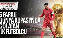 Cristiano Ronaldo, 6 farklı Dünya Kupası'nda gol atan ilk futbolcu oldu