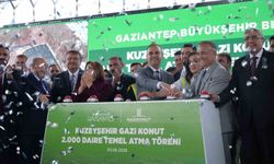 Bakan Kacır Gazi Konut tarafından yapılan 2 bin konutun temelini attı