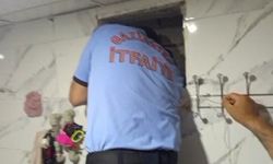 Gaziantep'te havalandırma boşluğunda mahsur kalan güvercini itfaiye kurtardı