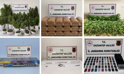 Gaziantep'te jandarmadan 243 uyuşturucu ve kaçakçılık olayına müdahale