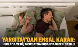 Bir emsal karar daha! Yargıtay boşanma sebebi saydı: Horlayan eş için tazminat kararı