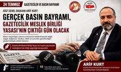 Başkan Arif Kurt; “Gazeteciliğin geleceği için meslek birliği yasası şart”