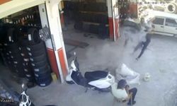 Gaziantep'te korkutan anlar! Lastik tamir sırasında bomba gibi patladı