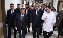Bakan Memişoğlu'ndan saldırıya uğrayan Yeni Parti Milletvekili Meriç'e ziyaret
