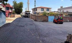Gaziantep Büyükşehir'in Araban'da sıcak asfalt çalışması sürüyor