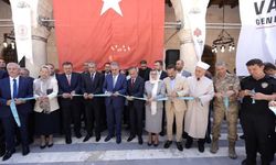 Gaziantep'te depremde hasar alan tarihi Ömeriye Cami yeniden ibadete açıldı