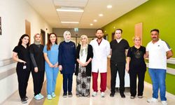 Gaziantep'te karnından 20 kiloluk tümör çıkarılan hasta sağlığına kavuştu