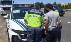 Gaziantep'te otoyolda plaka gizleyerek seyreden araca 140 bin TL ceza