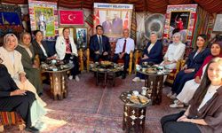 Yılmaz Şehitkamil'in otağında misafirlerini ağırladı