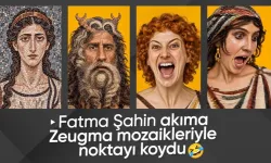 Fatma Şahin paylaştı: Zeugma'nın mozaikleri yapay zekayla dans etti