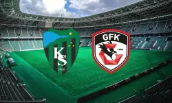 Kocaelispor - Gaziantep FK maçının ilk 11'leri belli oldu