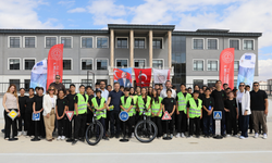 Gaziantep'te öğrenciler güvenli ve sürdürülebilir hareketlilik için pedal çevirdi!