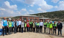 Başkan Şahin, Kuzeyşehir Atık Su Arıtma Tesisi inşaat alanını inceledi