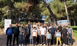 Gaziantep'te adliye personelleri aileleriyle doğada stres attı