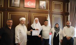 Gaziantep'te Sultan 2. Abdülhamid'in hayatı ve kişiliğinden etkilenen Alman kadın Müslüman oldu