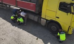 Gaziantep'te otoyolda teknik şartlara uymayan lastik kullanan 25 sürücüye ceza