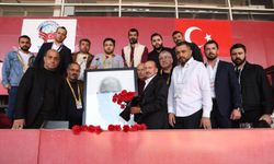 Gaziantep FK basın tribününde Kenan Yücel unutulmadı