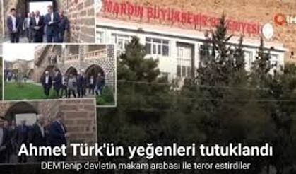 DEM’lenip devletin makam arabası ile terör estirdiler' Tutuklandılar
