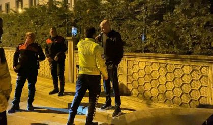 Uygulamadan kaçan alkollü sürücüden polislere: "Amerikan polisi misiniz?"