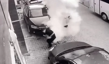 Elinde torpil patlayan çocuk ağır yaralanmıştı... Patlama anının görüntüsü ortaya çıktı