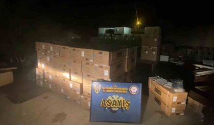 Gaziantep yerine Hatay'a! Nakliye şebekesi tarafından çalınan 4 tır dolusu malzeme ele geçirildi