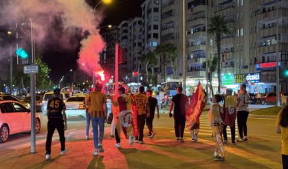 Gaziantep ve çevre illerde Galatasaray'ın şampiyonluğu kutlanıyor