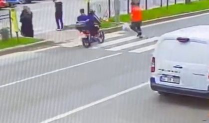 Ölümlü motosiklet kazasının görüntüleri ortaya çıktı