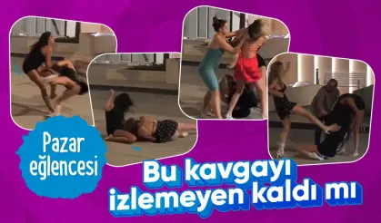 Herkes bu kadınların kanlı kavgasını konuşuyor! Teksas'ta kadınların sokak kavgası kamerada