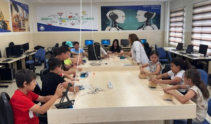 Gaziantep'te çocuklara yönelik robotik kodlama kursu