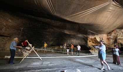 Gaziantep'teki kendir üretilen mağara fotoğrafçıların uğrak mekanı oldu