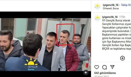 Tutuklanan FETÖ’cü kundakçının, İYİ Parti’deki görüntüleri ortaya çıktı