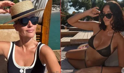 Çocuklarının babasından yeni boşandı! Pelin Akil, mini elbisesiyle gündem oldu