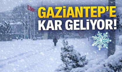 Dikkat yoğun kar bekleniyor! Gaziantep’te 2 Gün Sürecek! 30 Santimetre Kar Bekleniyor