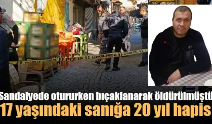 Sandalyede otururken bıçaklanarak öldürülmüştü: 17 yaşındaki sanık genç kıza 20 yıl hapis